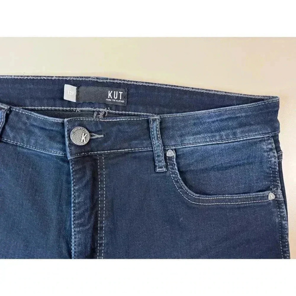 Kut From The Kloth Diana High-Rise Fab Ab Relaxed Skinny Jeans 12 P Initiative - Picture 5 of 15